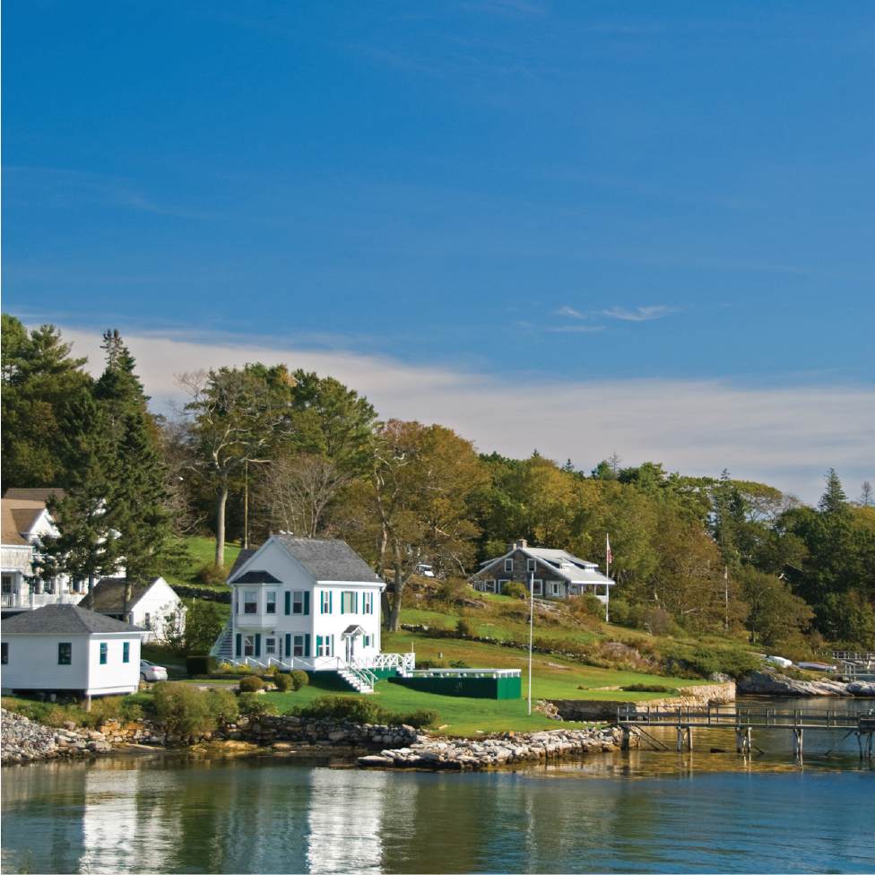 Houses on the water